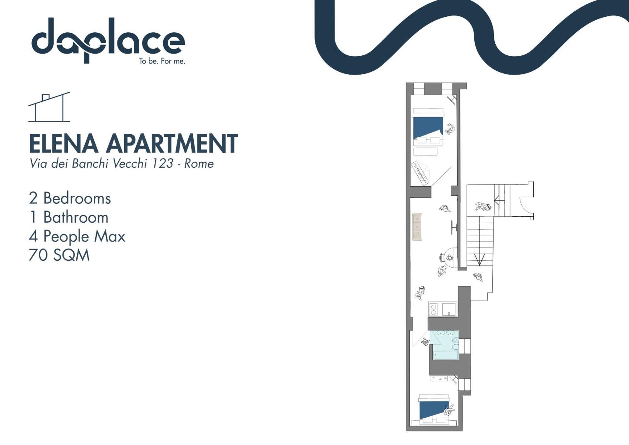 Daplace - Elena Apartment Roma Eksteriør bilde